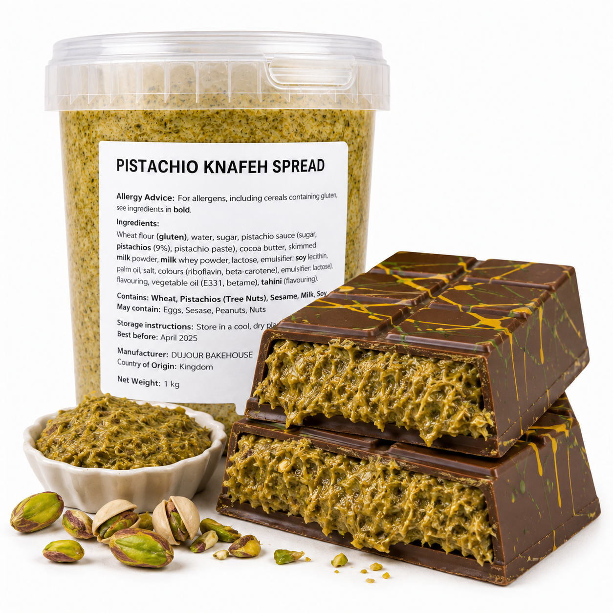 DUJOUR PISTACHIO KUNAFEH MIX 1KG