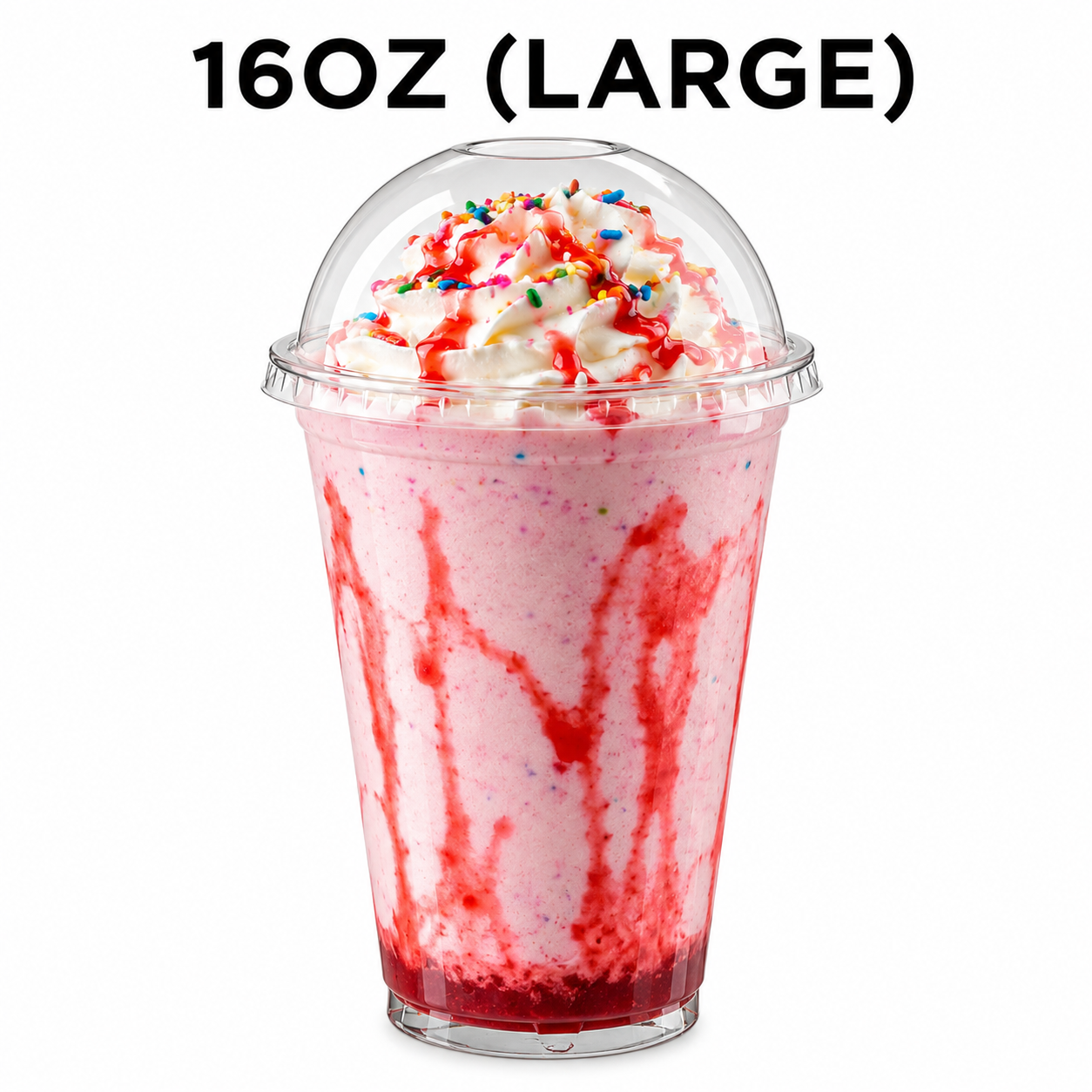 MILK SHAKE CUP 16OZ 50 PK