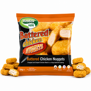 MEADOWVALE BATTERED CHICKEN NUGGETS 1KG