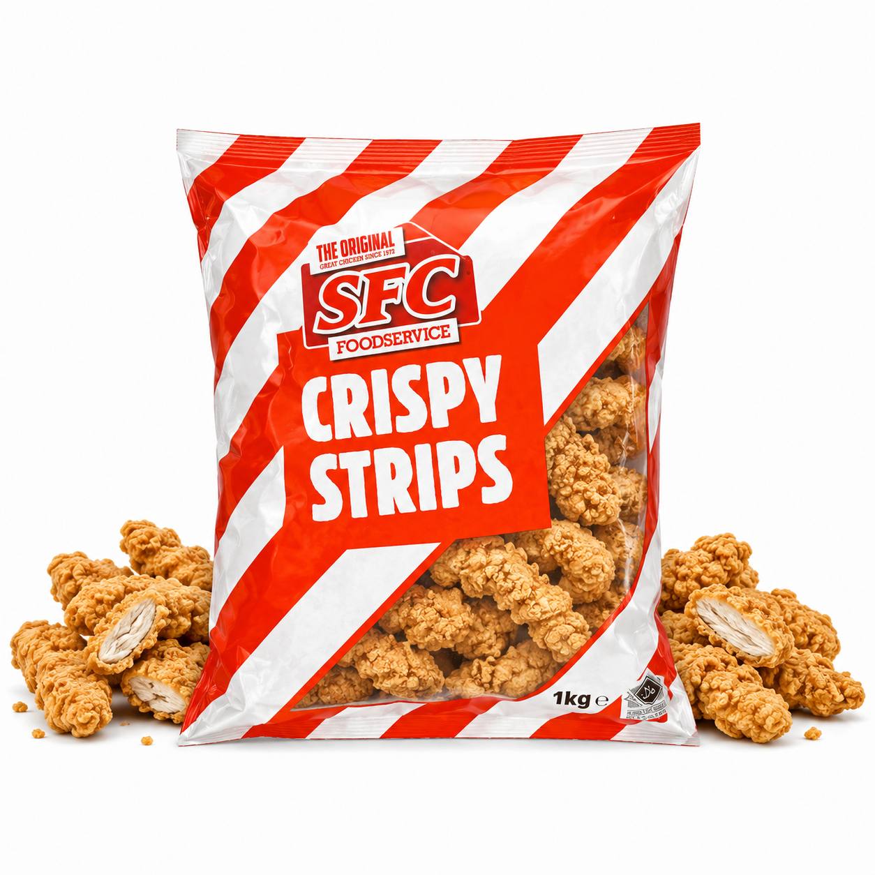 SFC CRISPY CHICKEN STRIPS 1KG