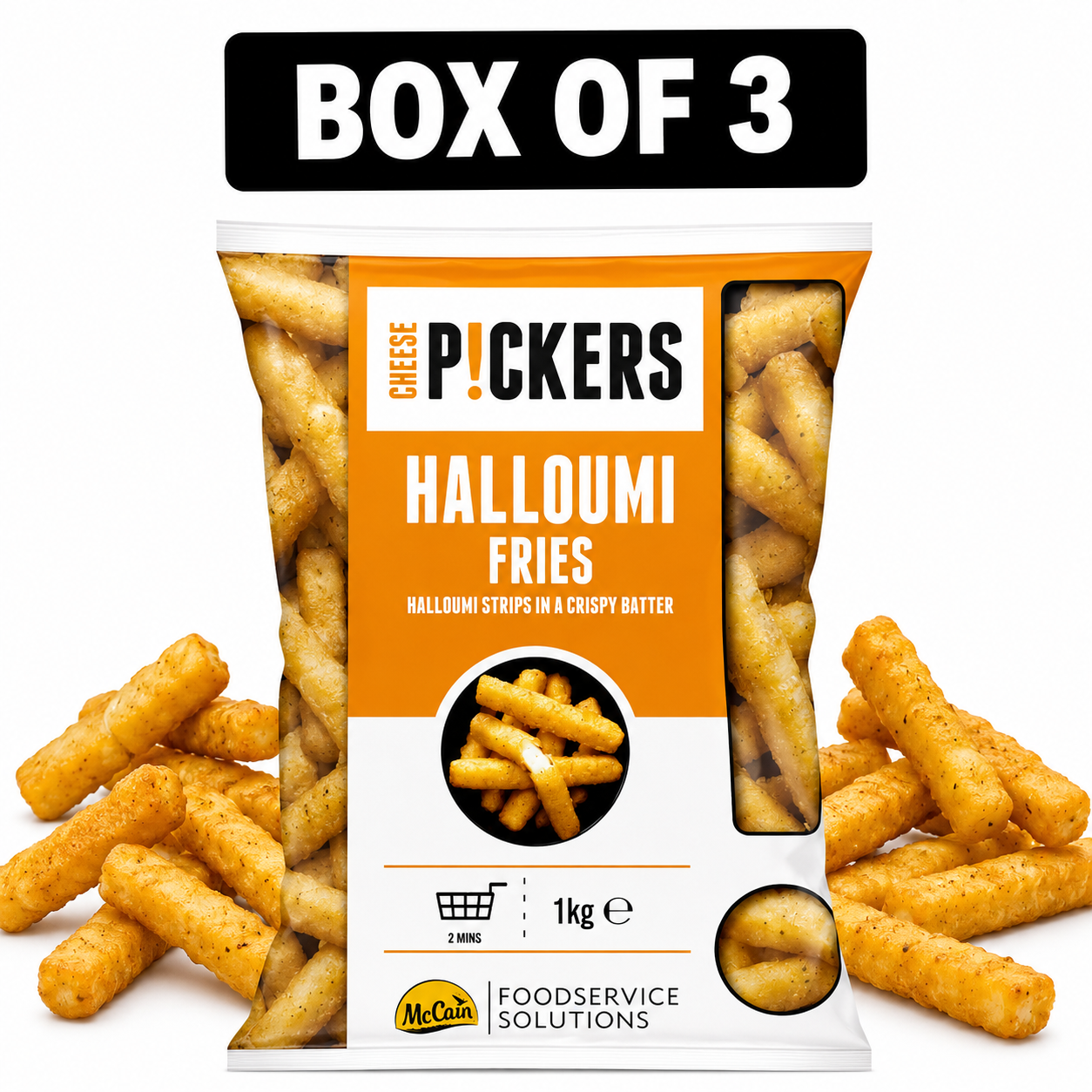 MCCAIN HALLOUMI FRIES BOX 3X1KG