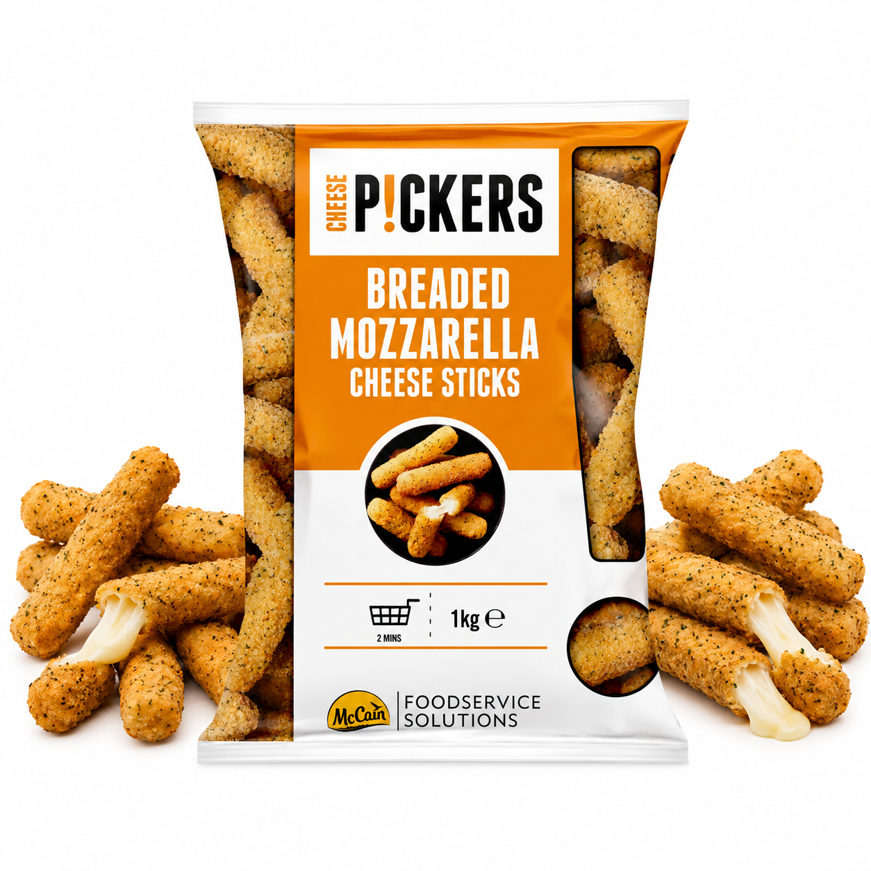 MCCAIN MOZZARELLA CHEESE STICKS (1 KG)