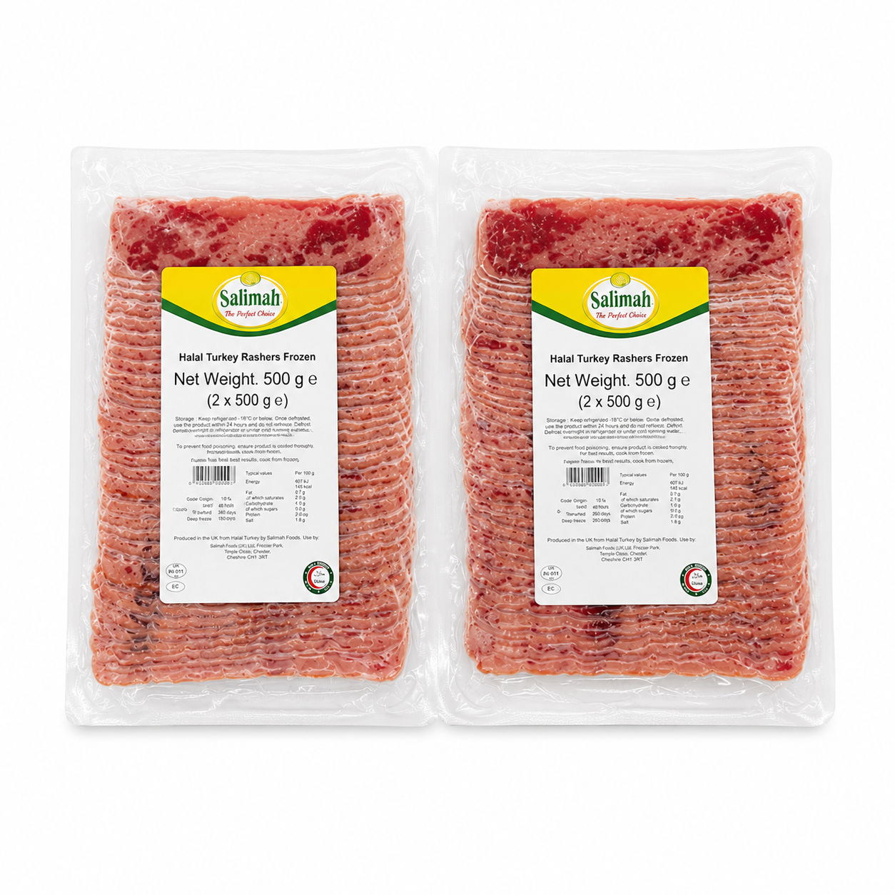 SALIMAH HALAL TURKEY RASHERS 1KG