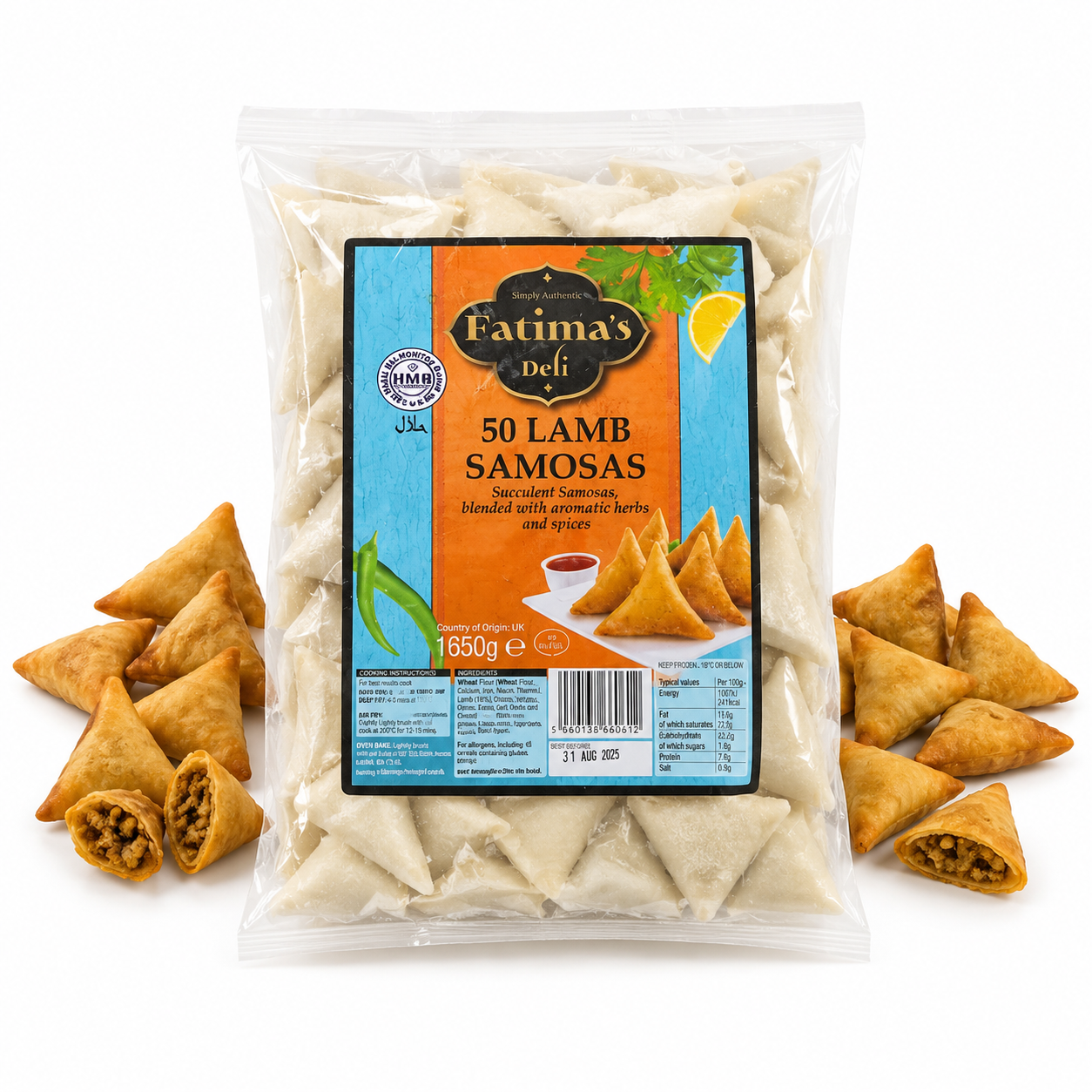 FATIMA'S MEAT SAMOSA [PACK OF 50]