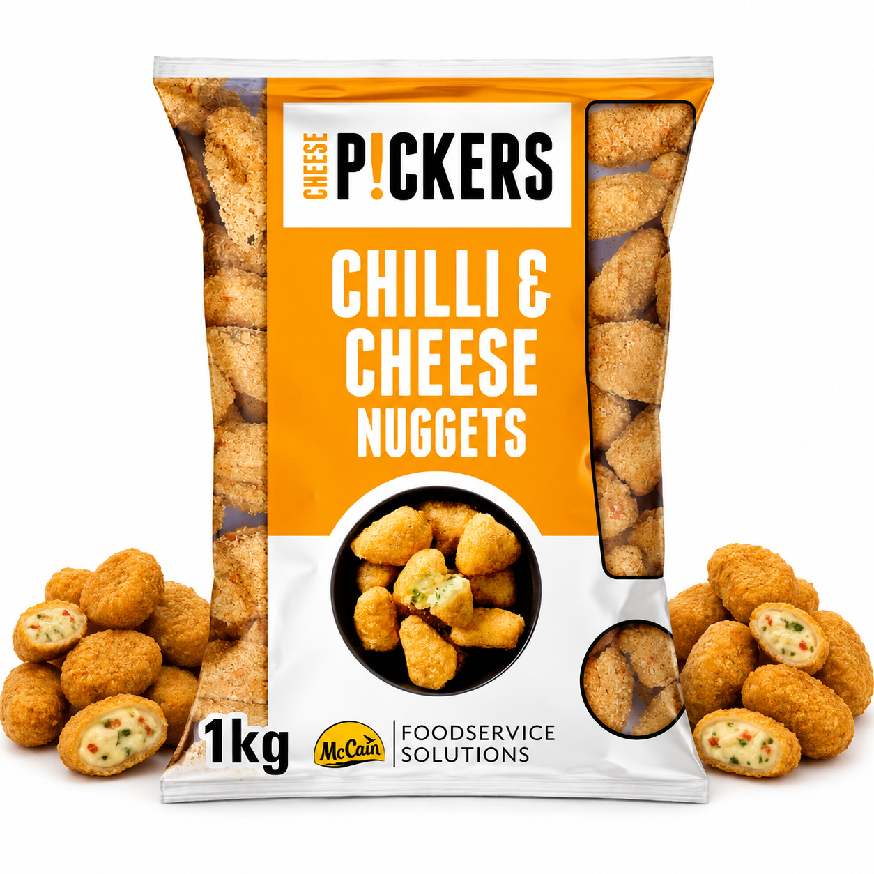 MCCAIN CHILLI CHEESE NUGGETS 1KG