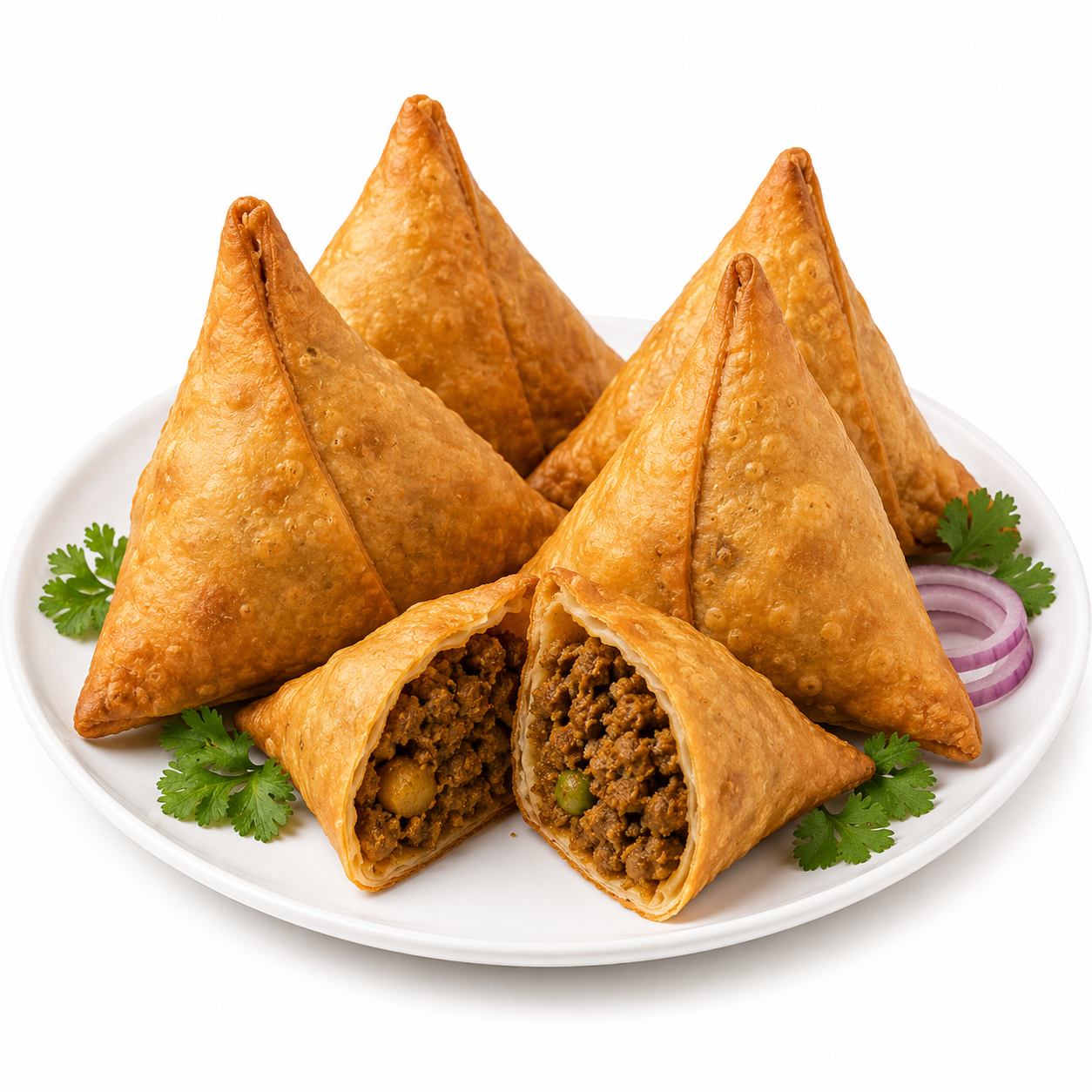 MUNSHIS EXTRA LARGE MEAT SAMOSA  (1X48)