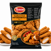 TYSON SFC CHICKEN MINI FILLET STRIPS (53g) 1KG