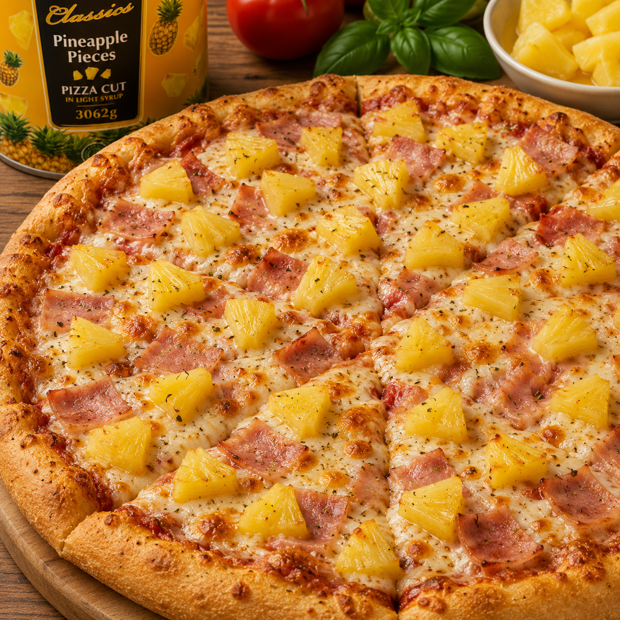 PINEAPPLE PIZZA CUT  1X3.0KG (BIG TIN)