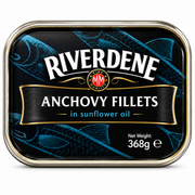 RIVERDENE ANCHOVY FILLETS 1 X 368G [1 SINGLE TIN]