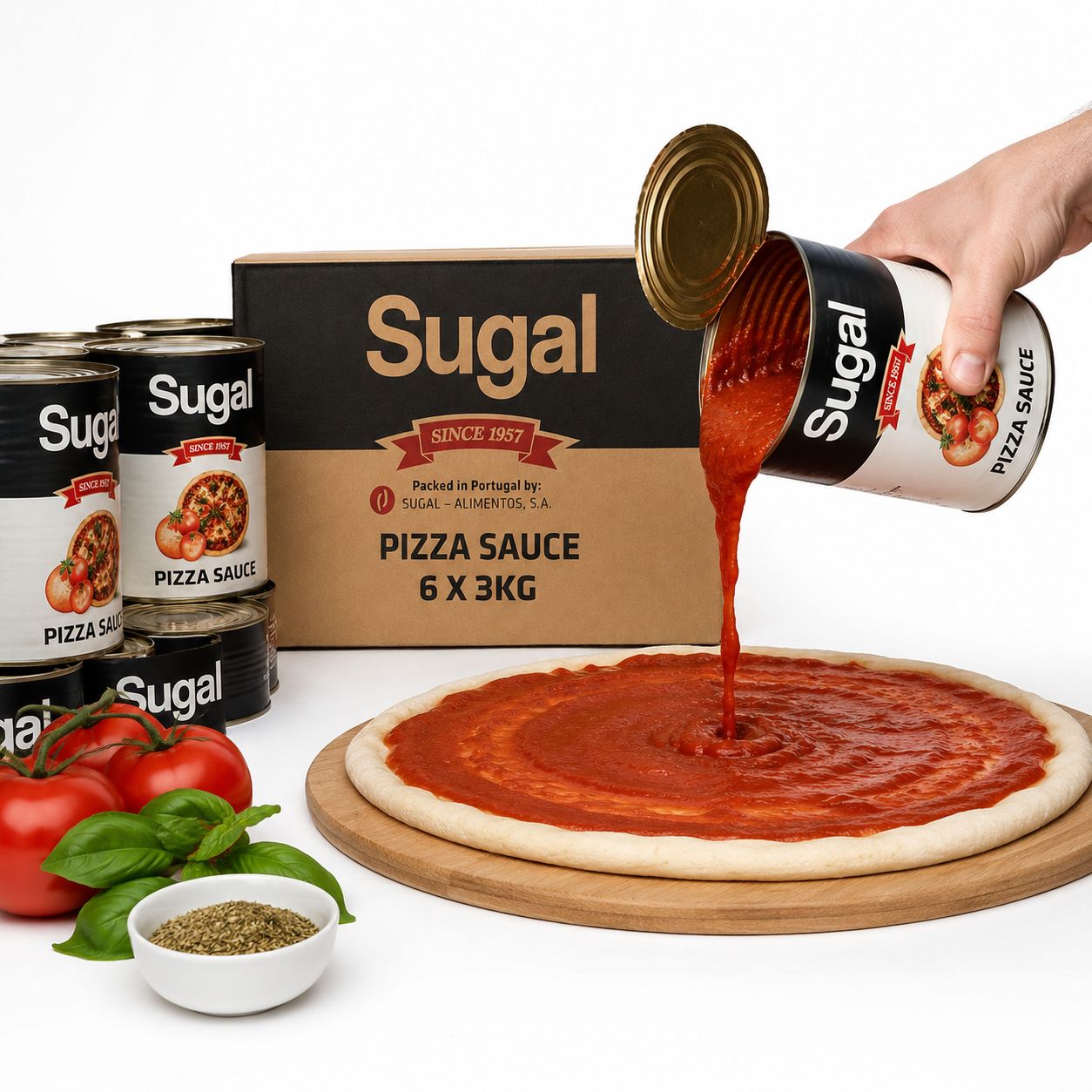 SUGAL PIZZA SAUCE 6X3KG