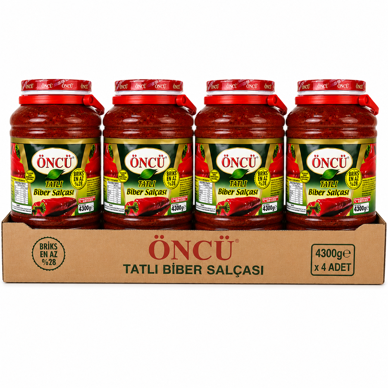 ONCU MILD TATLI BIBER SAUCE 4.3KG
