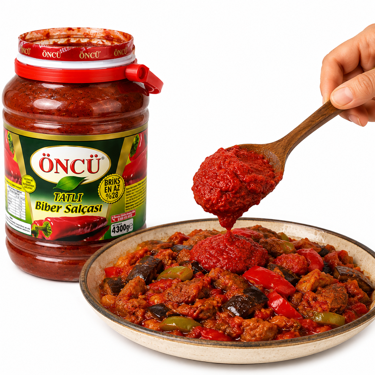 ONCU MILD TATLI BIBER SAUCE 4.3KG