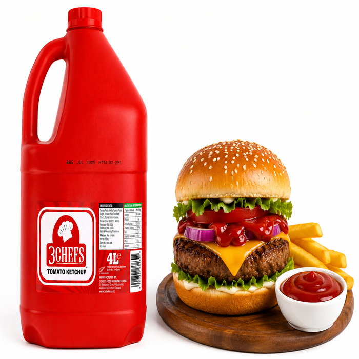3 CHEFS TOMATO KETCHUP 4LTR