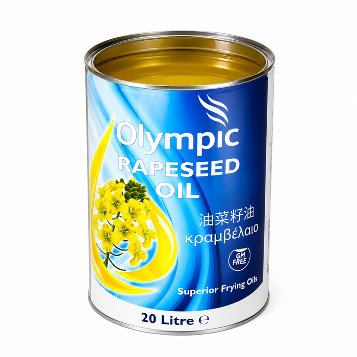OLYMPIC RAPESEED OIL TIN (20L) BLUE
