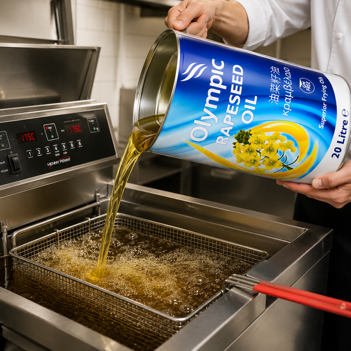 OLYMPIC RAPESEED OIL TIN (20L) BLUE