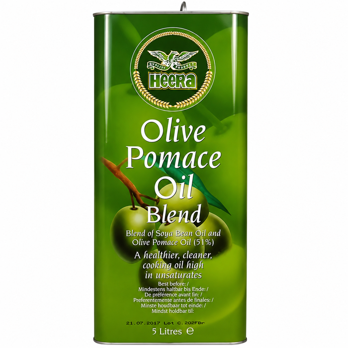 HEERA TIN POMACE OLIVE OIL 5LTR