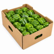 Fresh Green Peppers Box