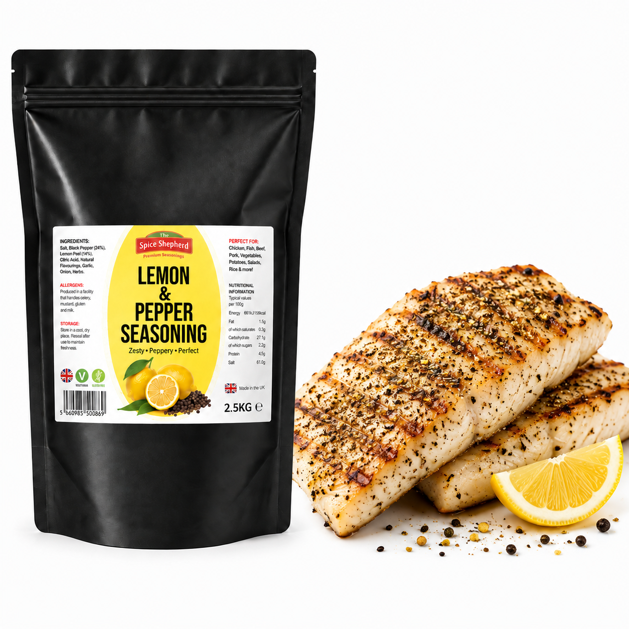 BLAZING LEMON & PEPPER SEASONING 2.5KG