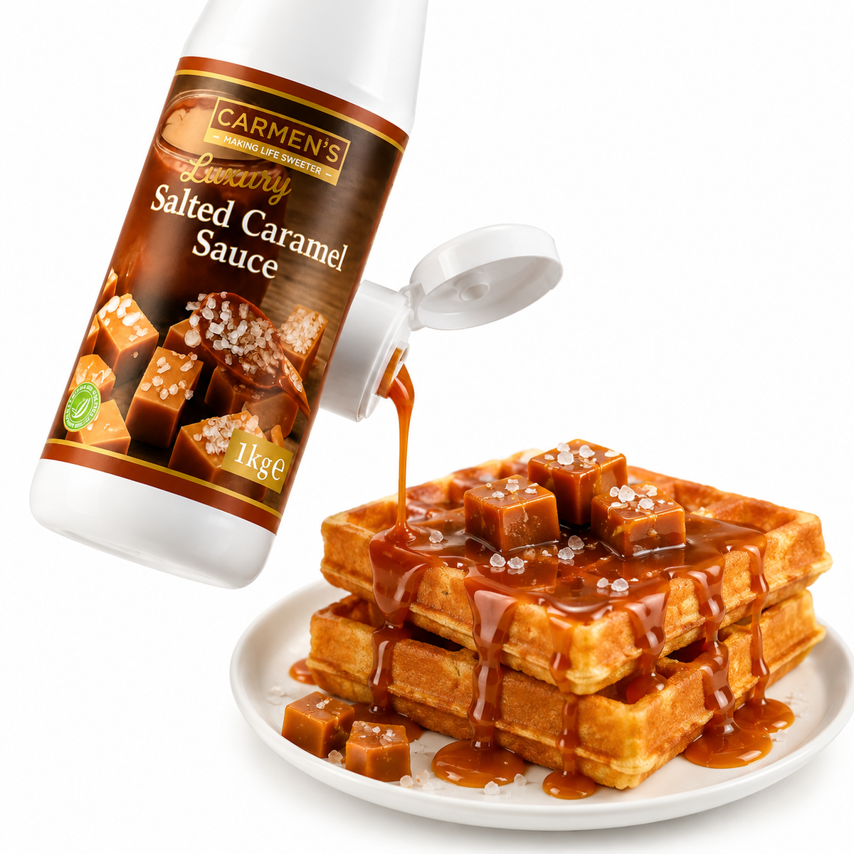 CARMEN'S SALTED CARAMEL SAUCE 1KG