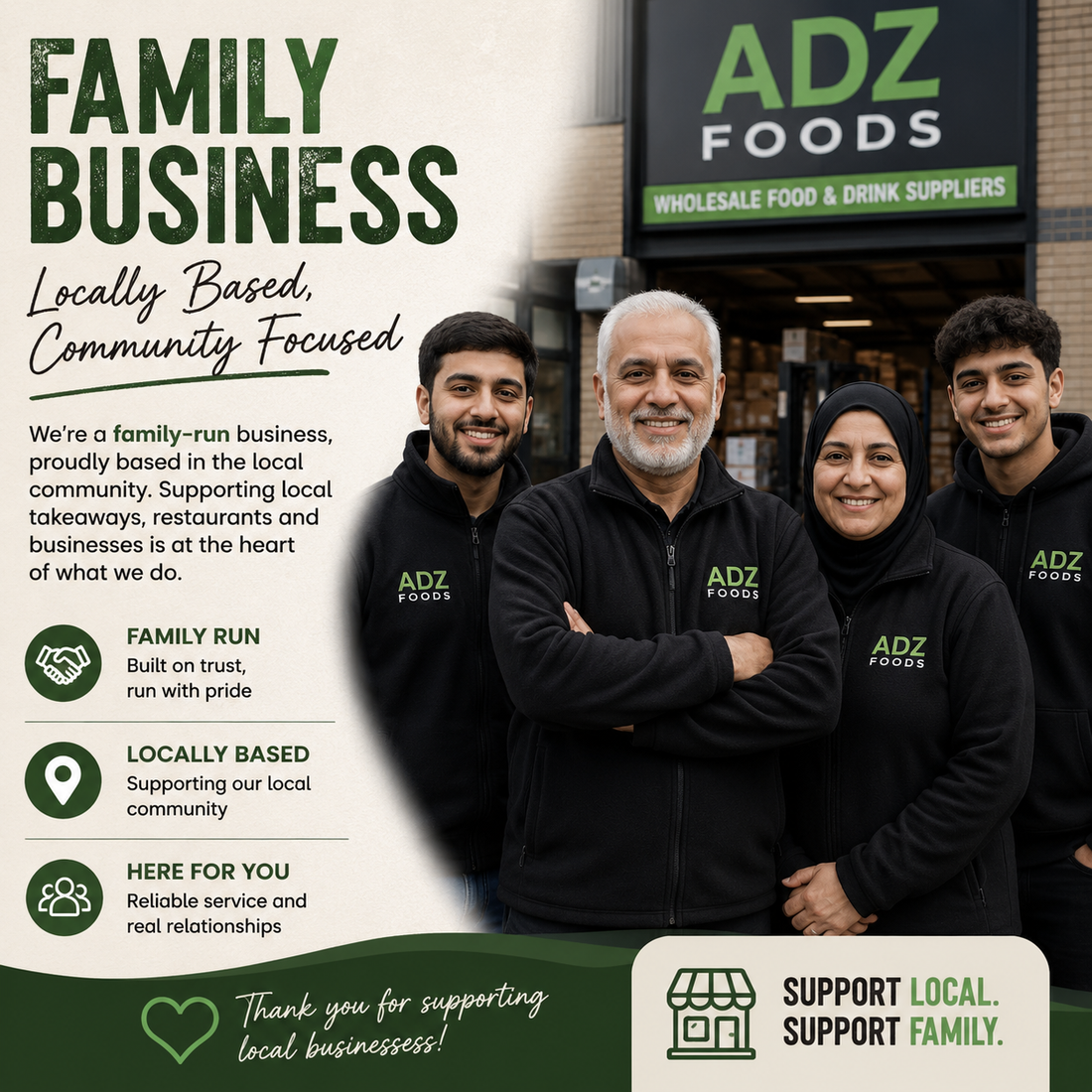 Locally Run, Bolton Based