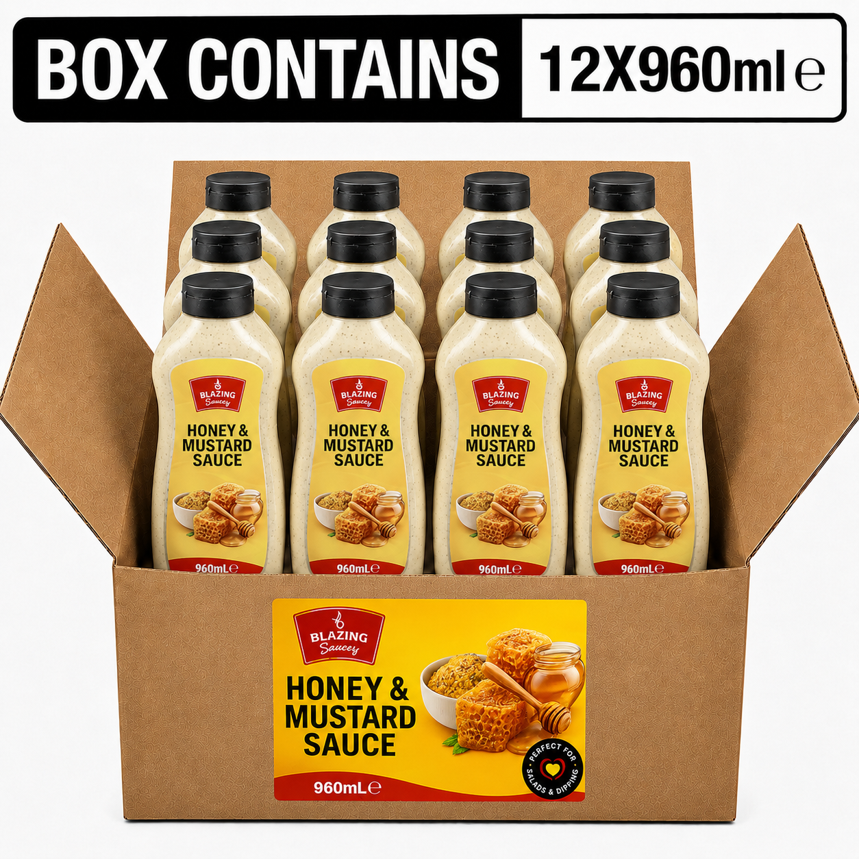 BLAZING HONEY & MUSTARD SAUCE 960ML