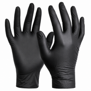 (BLACK LARGE) GLOVES NITRILE 1X100