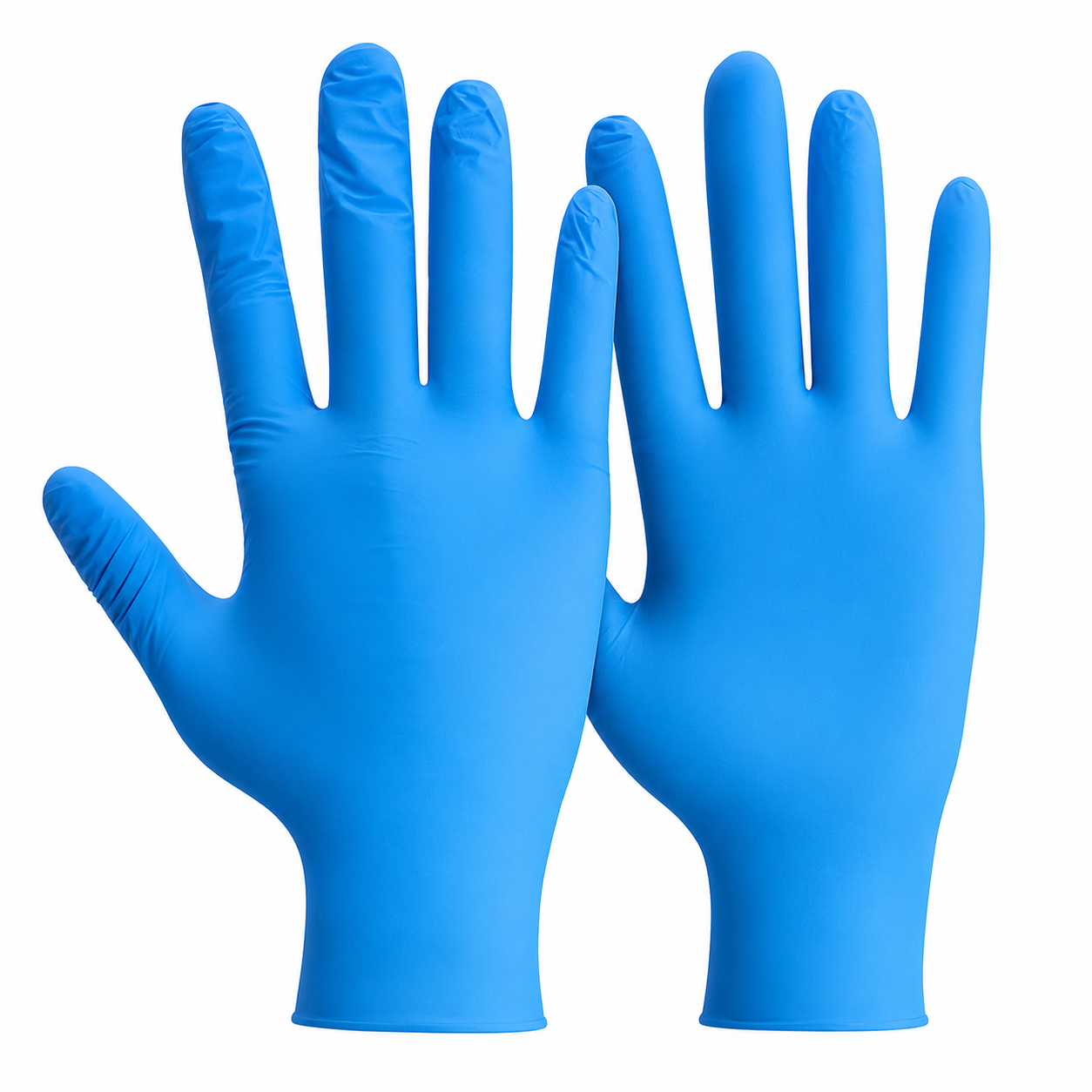 (LARGE) BLUE VINYL GLOVES 1X100
