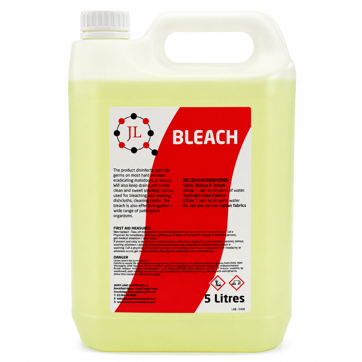 BLEACH JAMES LAW 4.9%  5LTR
