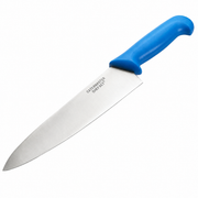 8" STAINLESS STEEL COOKS KNIFE - BLUE HANDLE