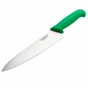 8" STAINLESS STEEL COOKS KNIFE - GREEN HANDLE