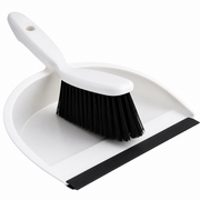 DUSTPAN & BRUSH SET WITH LIP X 1