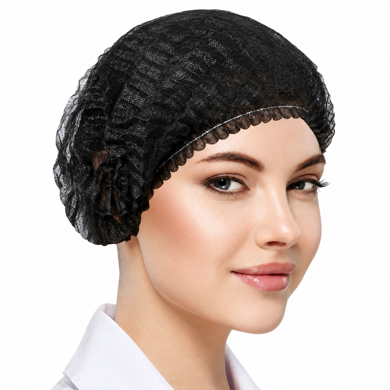 BLACK HAIRNETS / MOP CAP 10g 100 PACK