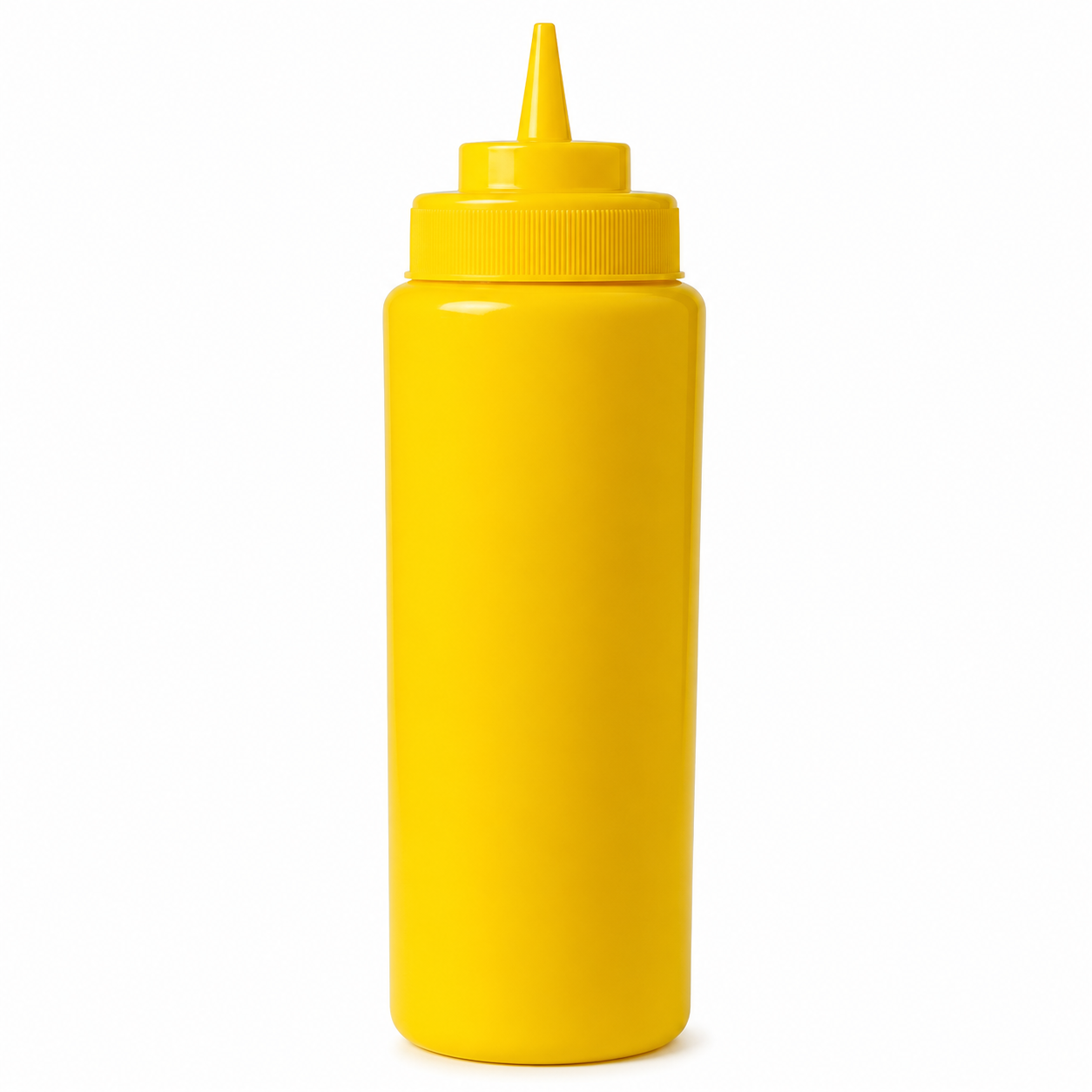 32OZ EMPTY YELLOW SAUCE BOTTLE