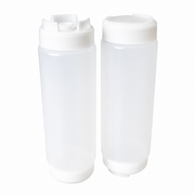 24OZ EMPTY SILICONE SAUCE BOTTLE DOUBLE SIDED