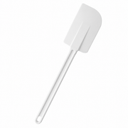 WHITE RUBBER BLADE SPATULA/SCRAPER 25.5CM SMALL