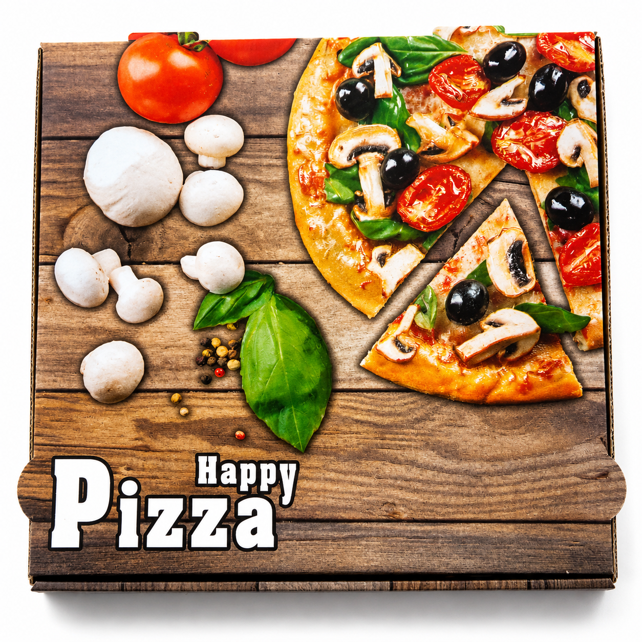 HAPPY PIZZA FULL COLOUR 16" 1X100