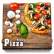 HAPPY PIZZA FULL COLOUR 16" 1X100
