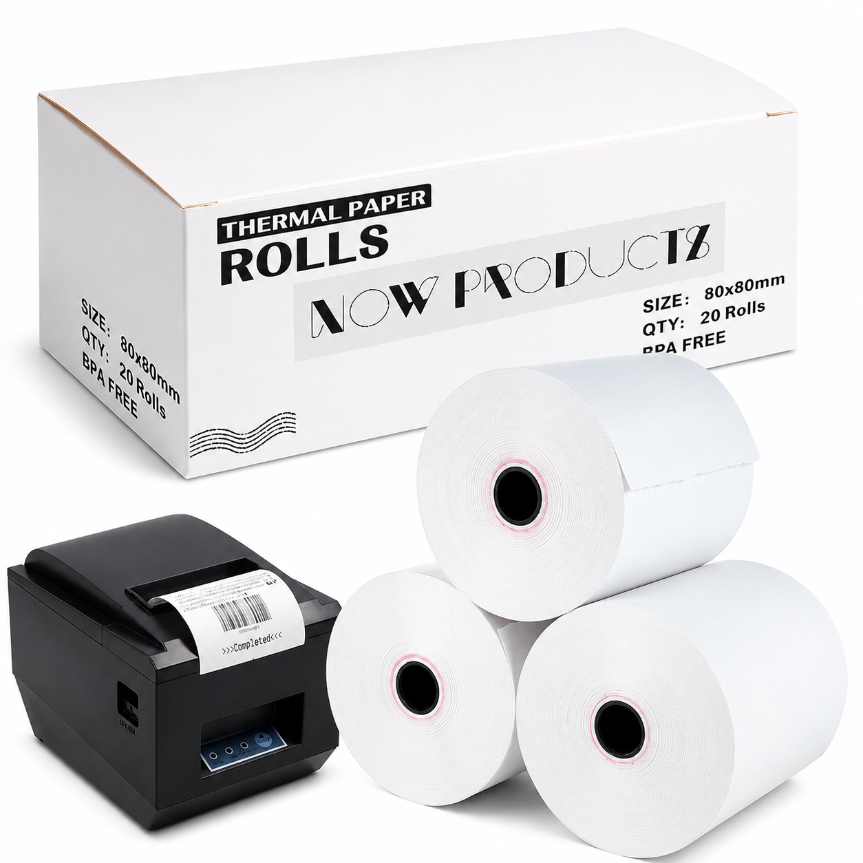 PRINTER TILL ROLLS 80 X 60 X 12.7 (1X20)