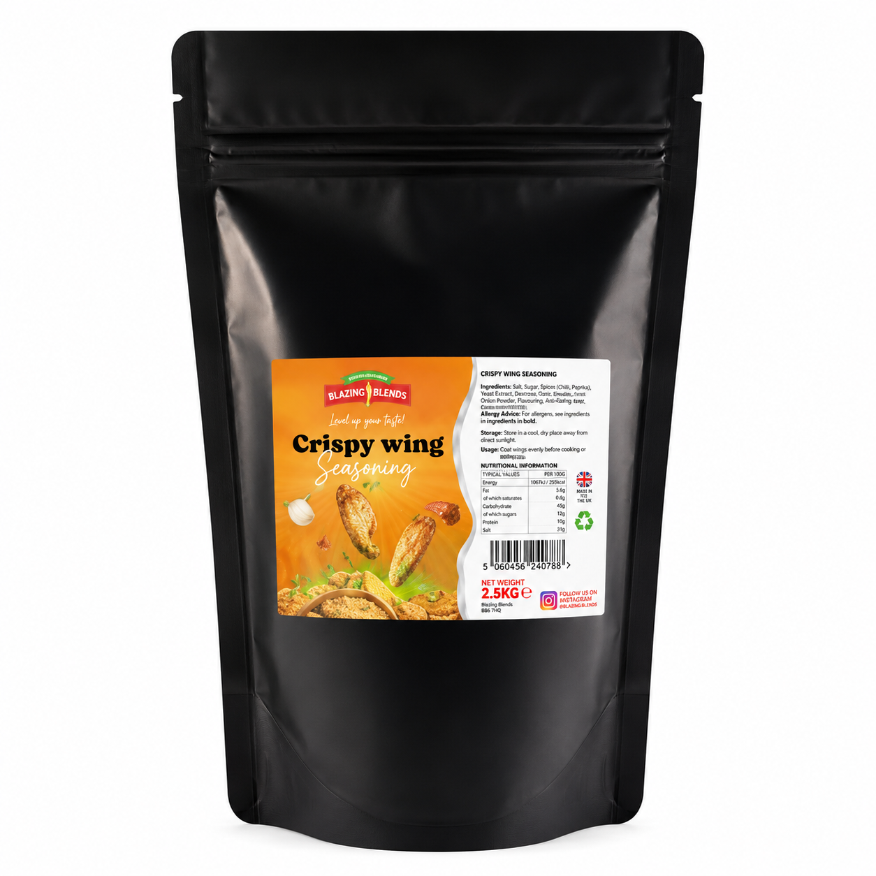 BLAZING'S NASHVILLE XTRA CRISPY BREADING 2.5KG
