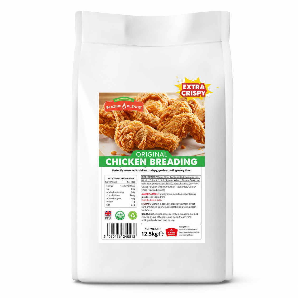 BLAZING XTRA CRISPY CHICKEN ORIGINAL BREADING 12.5
