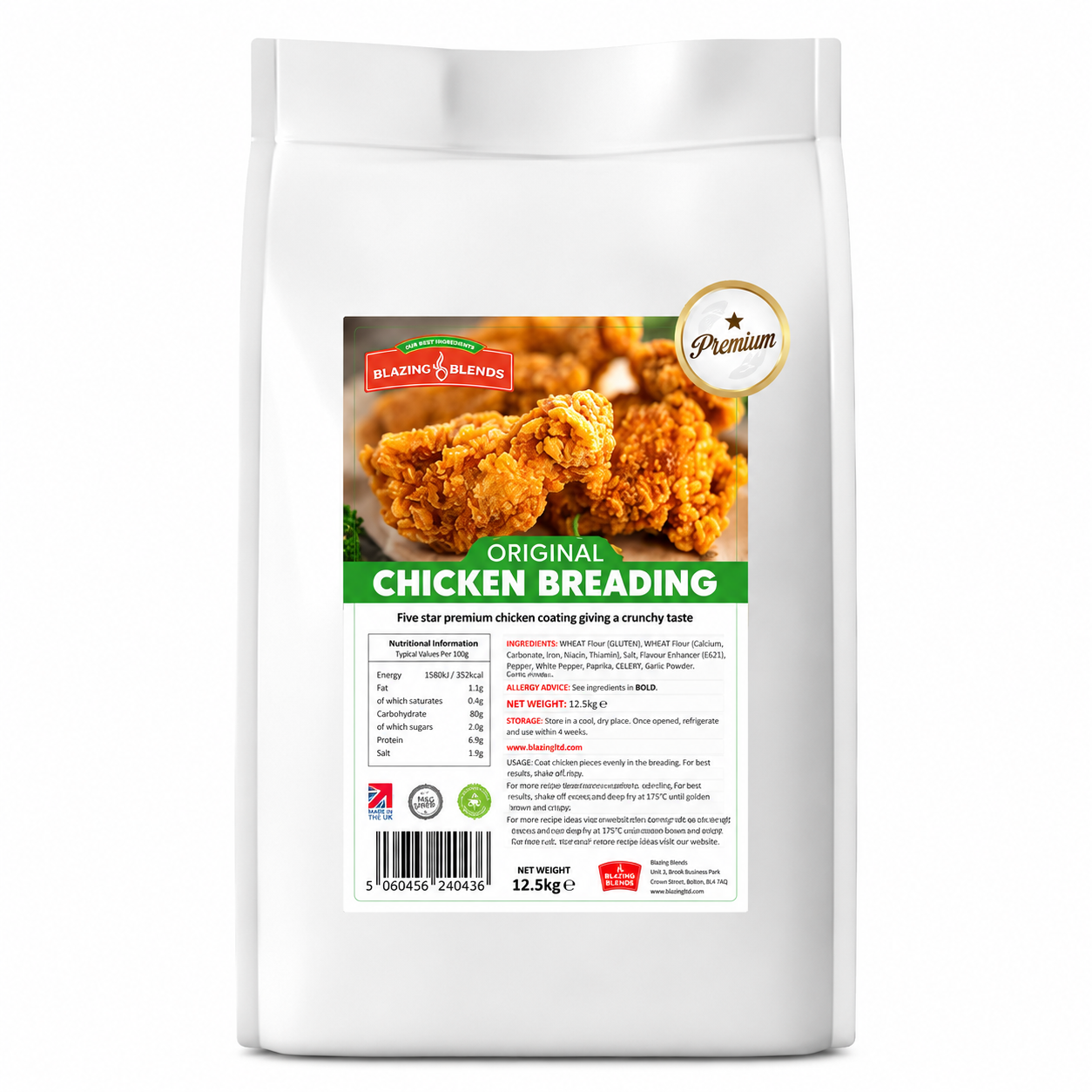 BLAZING PREMIUM ORIGINAL CHICKEN BREADING 12.5KG