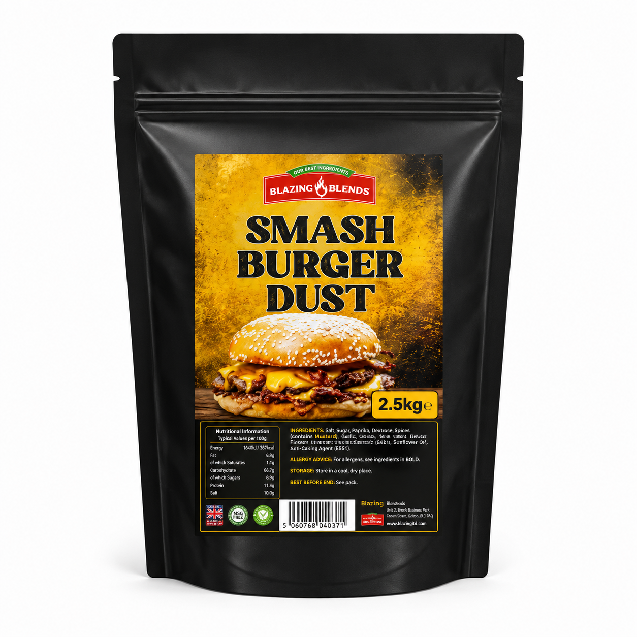 BLAZING'S [SMASH] BURGER DUST 2.5KG POUCH