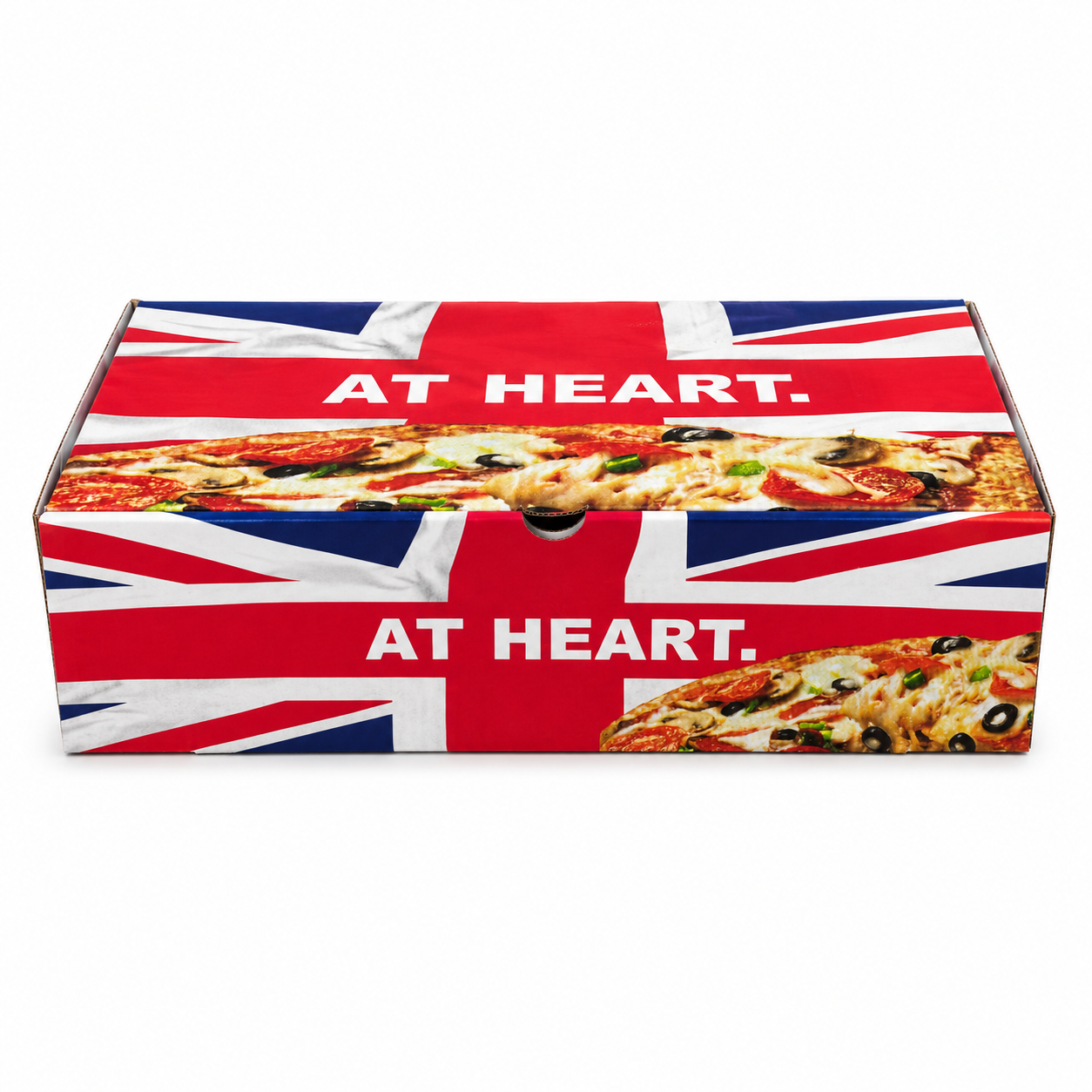 CALZONE UK FLAG (AT HEART) MUNCH BOXES 100 PCS