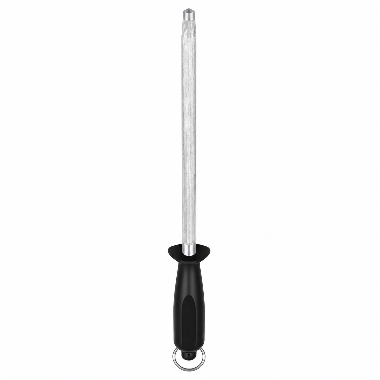 KNIFE SHARPENER ROD WITH HANDLE
