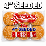 AMERICANA SEEDED BUN 4" 1 X 48