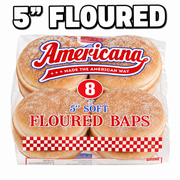 AMERICANA [FLOURED BAPS] 5" 48 PCS