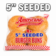 AMERICANA SEEDED BUNS 5" 1X48