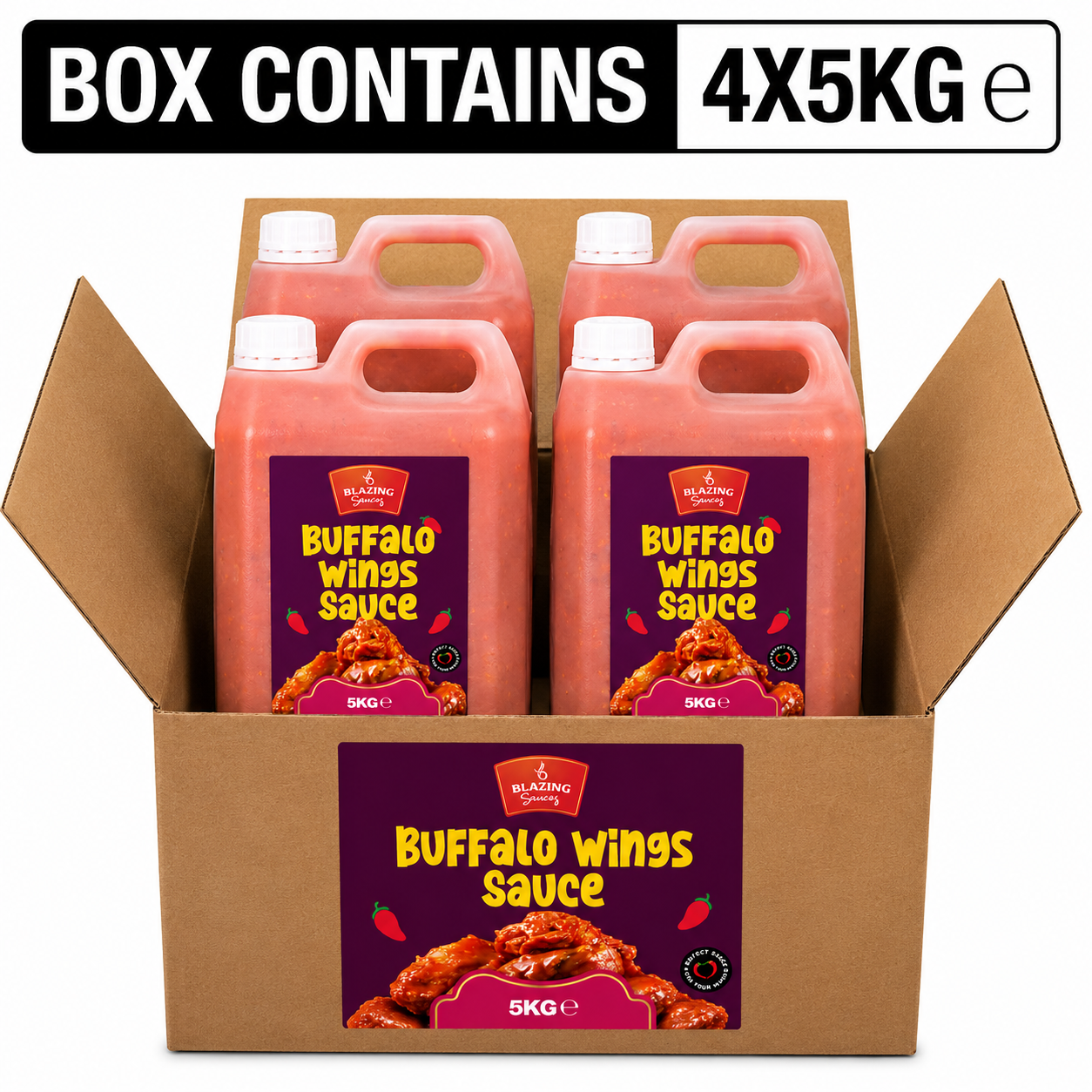 BLAZINGS BUFFALO WINGS SAUCE 5LTR