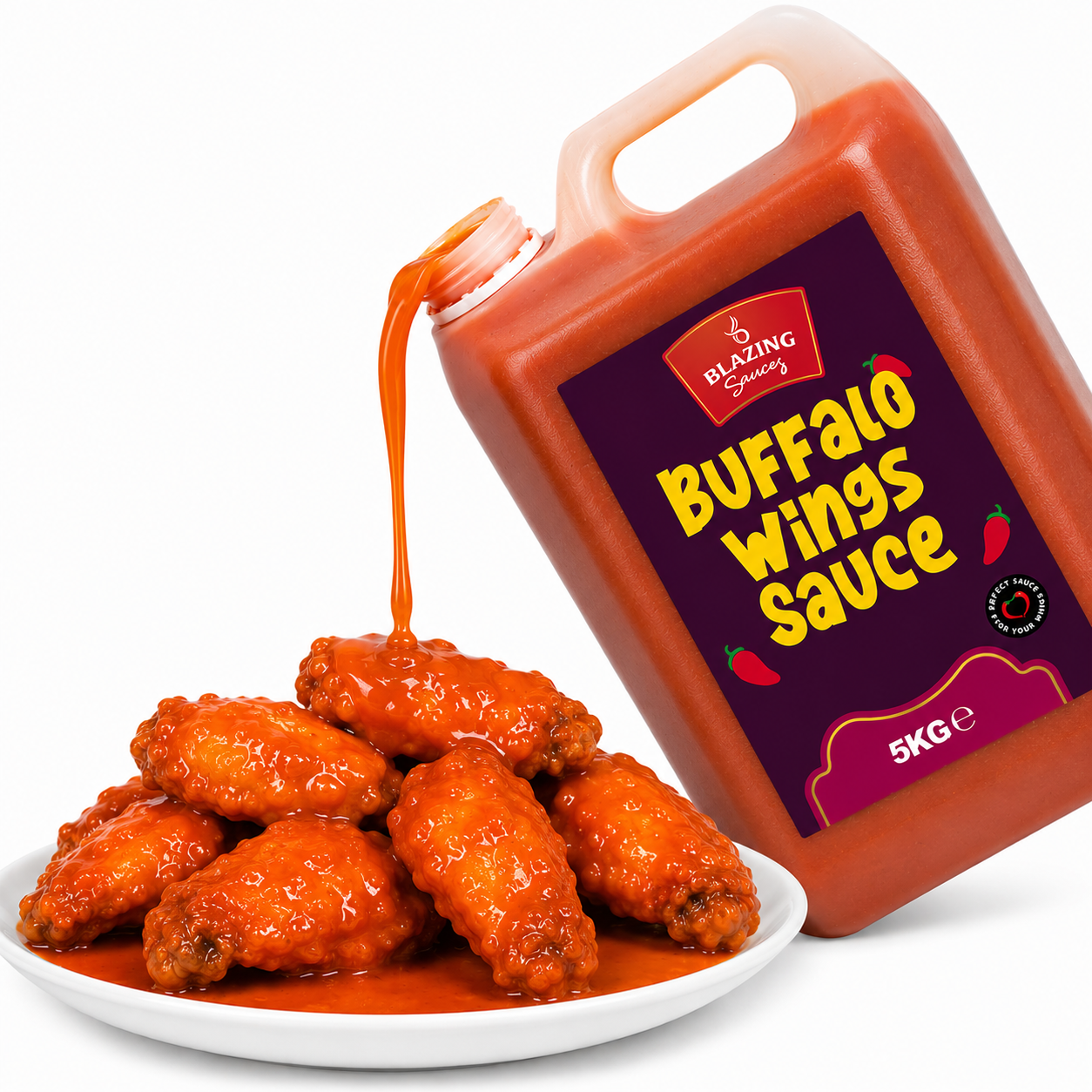 BLAZINGS BUFFALO WINGS SAUCE 5LTR