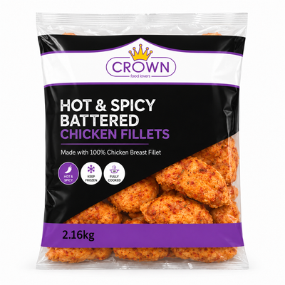 ALL STAR HOT & SPICY CHICKEN FILLET BURGER 2.16KG